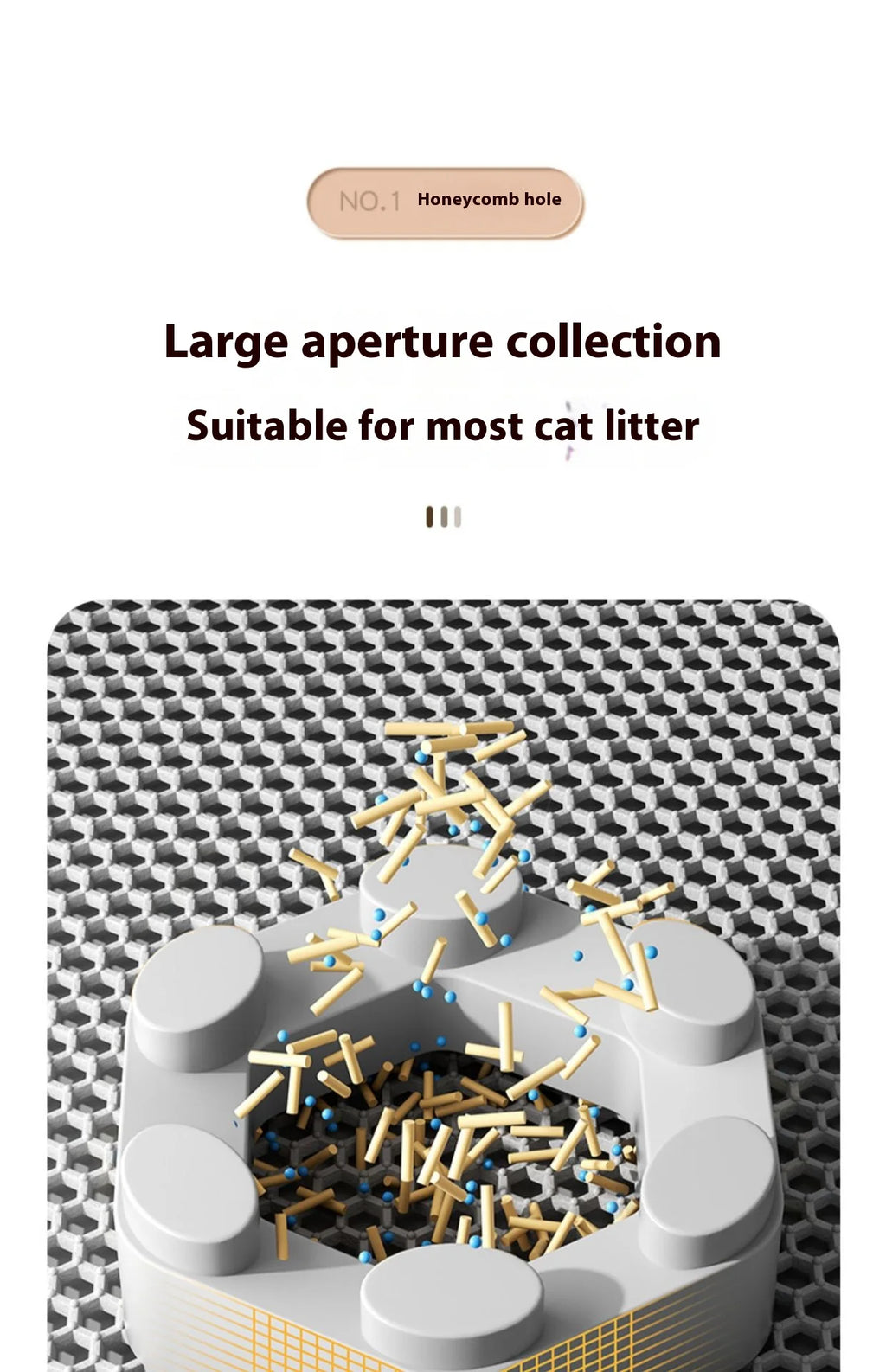 Premium Non-Slip Cat Litter Mat