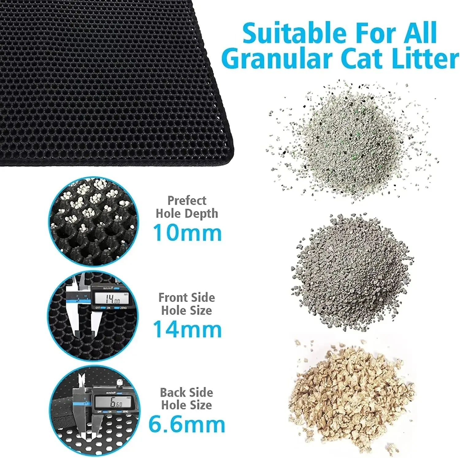 Premium Non-Slip Cat Litter Mat
