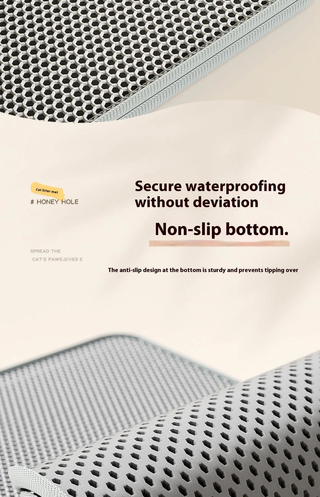 Premium Non-Slip Cat Litter Mat