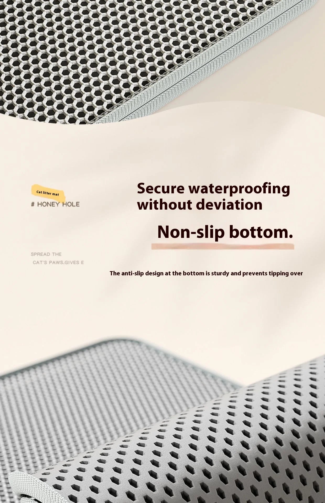 Premium Non-Slip Cat Litter Mat