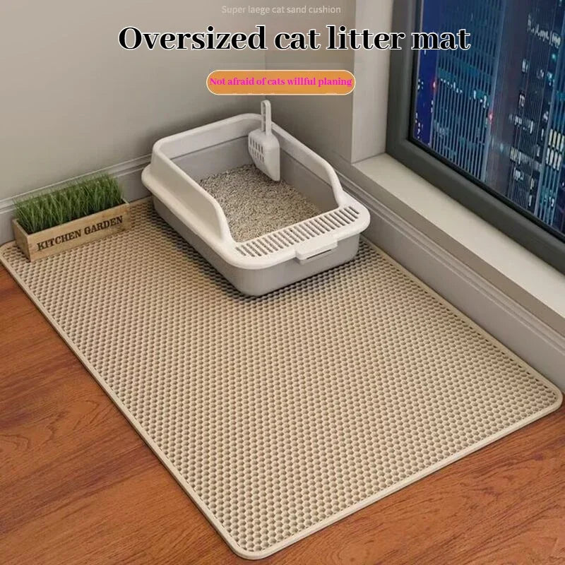 Premium Non-Slip Cat Litter Mat